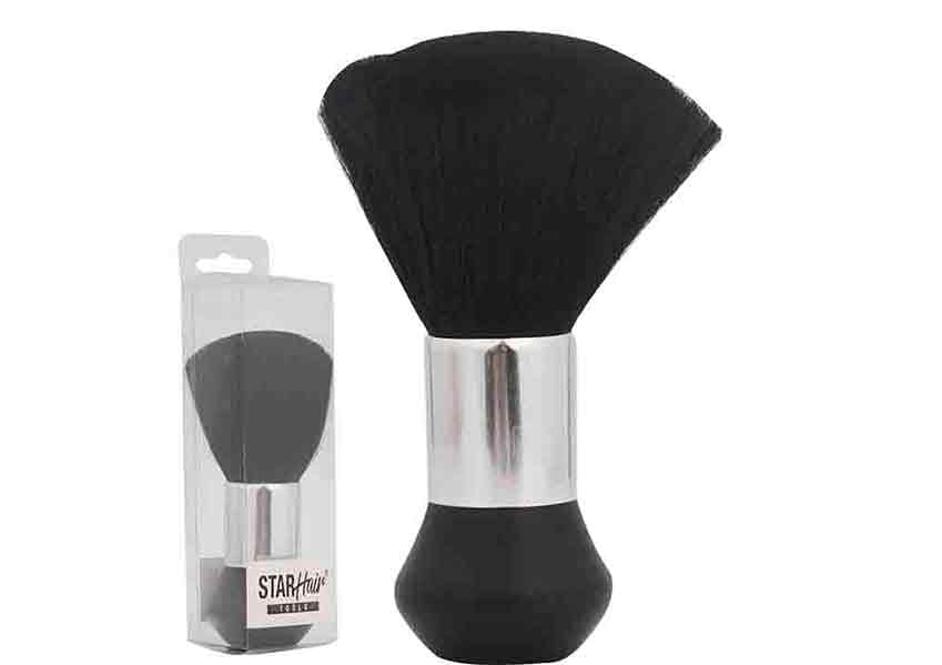 BROCHA TALQUERA STAR HAIR NEGRA MF038