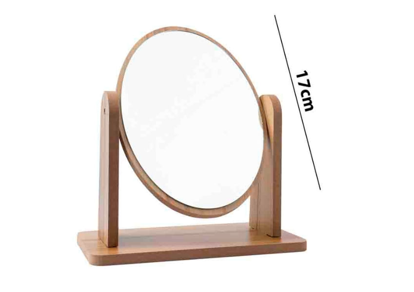 ESPEJO DE MADERA GIRATORIA OVALADO TC-13