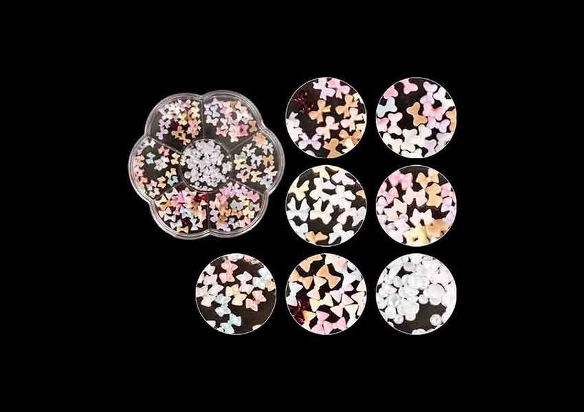 DECORACION UÑAS LAZOS/PERLAS ORGANIZADOR DS674