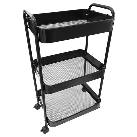 CARRO AUXILIAR GLAM BEAUTY MULTIUSO METAL DS772