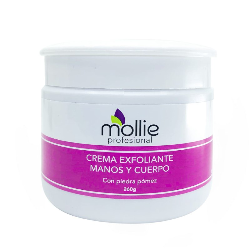 CREMA EXFOLIANTE MOLLIE MANOS Y CUERPO 260GR