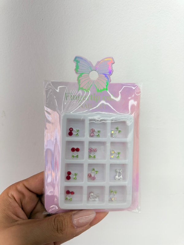 ACCESORIO DE UÑAS CEREZA FINGERTIP COLOR X12