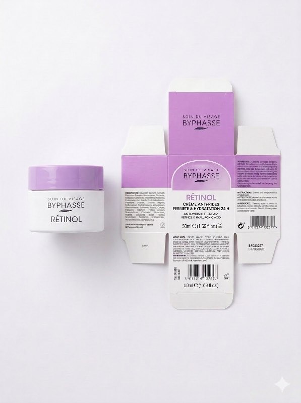 CREMA BYPHASSE ANTIARRUGAS RETINOL & HYALURONIC 50ML