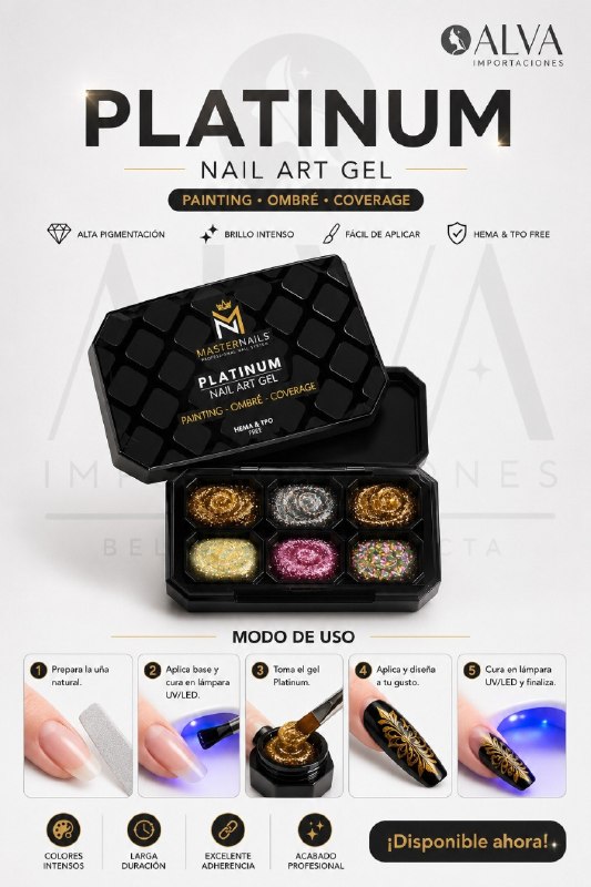 PALETA DE GEL PAINT MASTERNAILS