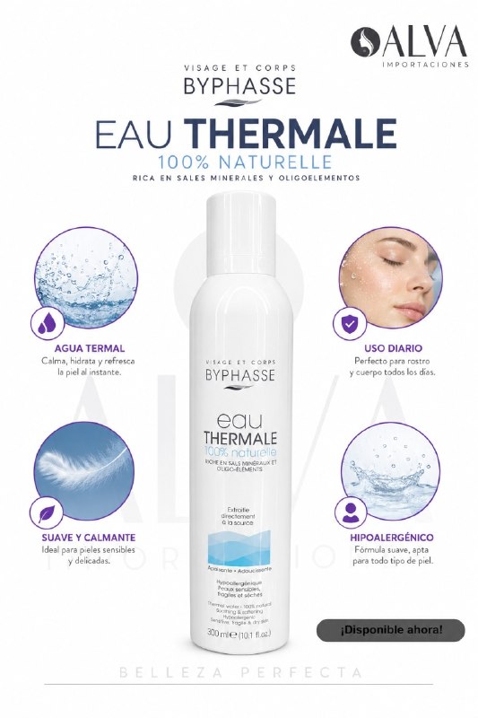 AGUA TERMAL BYPHASSE PIEL SENSIBLE Y SECA 300ML