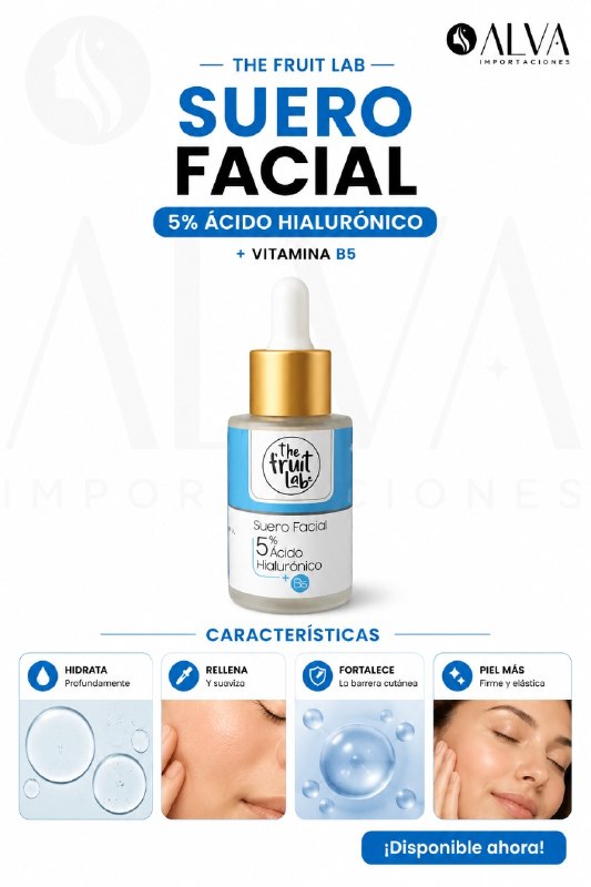 THE FRUIT LAB SERUM ACIDO HIALURONICO 5% +B5 30ml