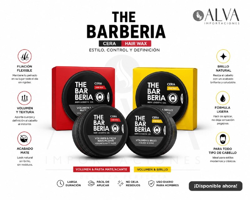 CERA MOLDEADORA THE BARBERIA VOLUMEN Y MATIFICANTE 70G