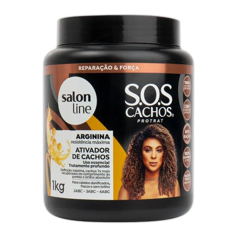 ACTIVADOR DE CACHOS SALON LINE ARGININA 1000 ML