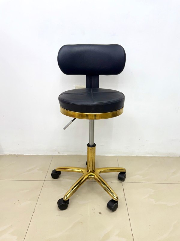 TABURETE TOP PARA LASHISTA PATAS DORADA