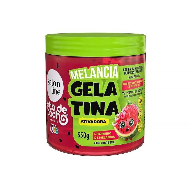 ACTIVADOR SALON LINE KIDS GELATINA MELANCIA 550g