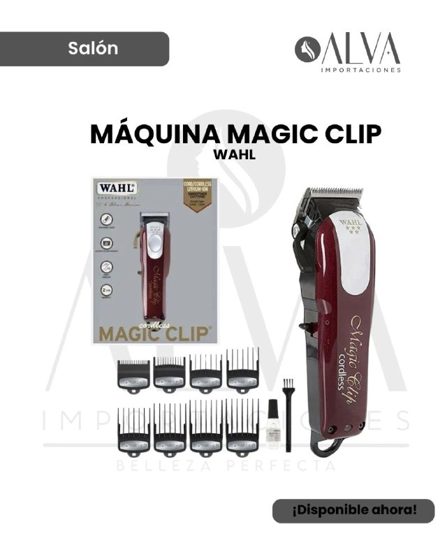 MAQUINA WAHL MAGIC CLIP INALAMBRICO 08148-308
