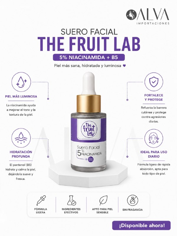 THE FRUIT LAB SERUM NIACINAMIDA 5% +B5 30ml
