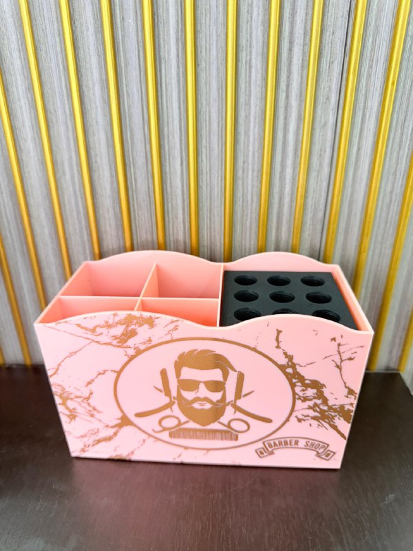 CAJA DE HERRAMIENTAS SCISSOR HOLDER DE BARBERIA MZE169