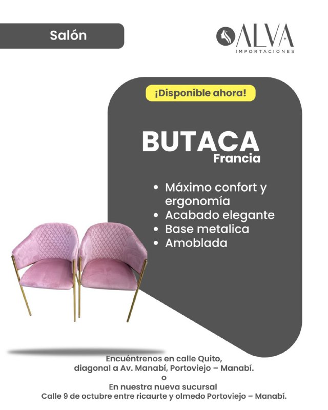 BUTACA FRANCIA VARIOS COLORES